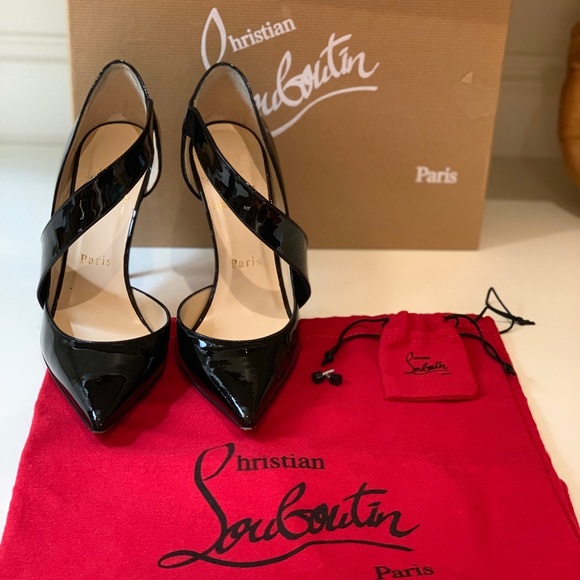 Christian Louboutin Shoes - Authentic Christian Louboutin Black Patent Ograde